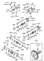 VALVE/CAMSHAFT ASSEMBLY KAWASAKI FD750D-AS03