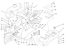 TANK AND FUEL LINES ASSEMBLY