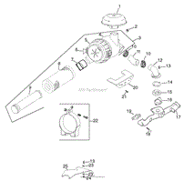 GROUP 10-AIR INTAKE/FILTRATION ASSEMBLY KOHLER CH20S-64670