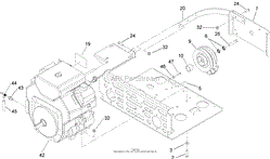 ENGINE AND CLUTCH ASSEMBLY