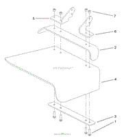 RUBBER DEFLECTOR ASSEMBLY NO. 106-3249