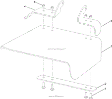 RUBBER DEFLECTOR ASSEMBLY NO. 108-7770