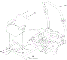 SEAT AND ROLL-OVER PROTECTION SYSTEM ASSEMBLY