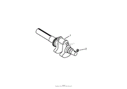 CRANKSHAFT ASSEMBLY KOHLER CH745-0012