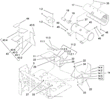 MUFFLER AND GUARD ASSEMBLY