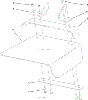 RUBBER DEFLECTOR ASSEMBLY NO. 108-2792