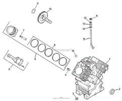 CRANKCASE ASSEMBLY KOHLER CH745-0003