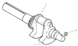 CRANKSHAFT ASSEMBLY KOHLER CH745-0003