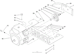 ENGINE AND CLUTCH ASSEMBLY