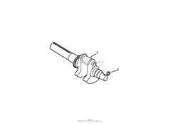 CRANKSHAFT ASSEMBLY KOHLER CH750-0010