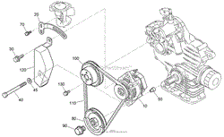 ALTERNATOR AND PULLEY ASSEMBLY