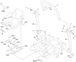 ROLL-OVER PROTECTION SYSTEM ASSEMBLY NO. 110-0877