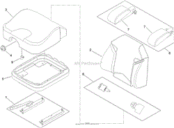 SEAT ASSEMBLY NO. 125-3107