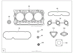 UPPER ENGINE GASKET KIT