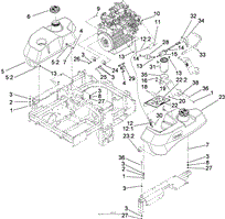 FUEL SYSTEM AND THROTTLE CONTROL ASSEMBLY