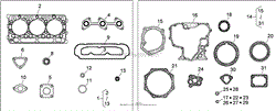 UPPER AND LOWER GASKET KITS