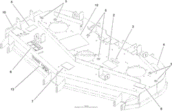 DECK DECAL ASSEMBLY NO. 107-7663