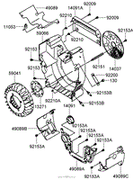 COOLING EQUIPMENT ASSEMBLY KAWASAKI FH770D-AS05