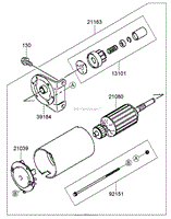 STARTER ASSEMBLY KAWASAKI FH770D-AS05