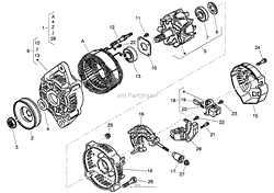 ALTERNATOR COMPONENTS ASSEMBLY