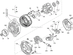 ALTERNATOR COMPONENTS ASSEMBLY