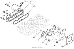 INLET AND EXHAUST MANIFOLD ASSEMBLY