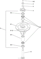 SPINDLE ASSEMBLY NO. 117-6159