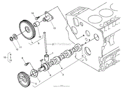 CAMSHAFT AND IDLE GEAR SHAFT ASSEMBLY