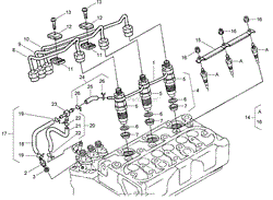 NOZZLE HOLDER AND GLOW PLUG ASSEMBLY