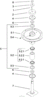 SPINDLE ASSEMBLY NO. 110-3933