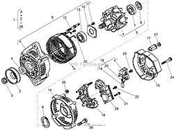 ALTERNATOR COMPONENTS ASSEMBLY