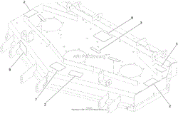 DECK DECAL ASSEMBLY NO. 114-4491