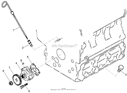 DIPSTICK, GUIDE AND OIL PUMP ASSEMBLY