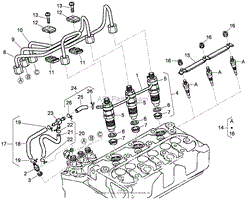 NOZZLE HOLDER AND GLOW PLUG ASSEMBLY