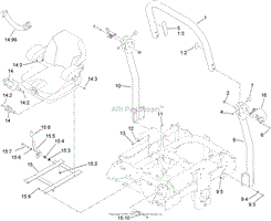 ROLL-OVER PROTECTION SYSTEM ASSEMBLY NO. 110-0877