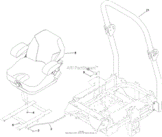 SEAT AND ROLL-OVER PROTECTION SYSTEM ASSEMBLY