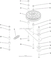 SPRING IDLER ASSEMBLY NO. 114-1812