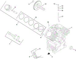 CRANKCASE ASSEMBLY KOHLER CH740 0075