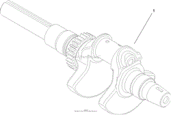 CRANKSHAFT ASSEMBLY KOHLER CH740 0075