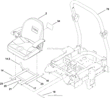 SEAT AND ROLL-OVER PROTECTION SYSTEM ASSEMBLY