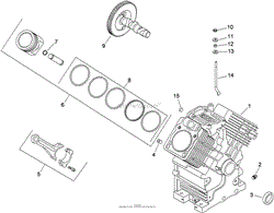 CRANKCASE ASSEMBLY KOHLER CH740-3118