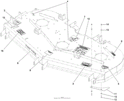 DECK DECAL ASSEMBLY NO. 119-4216