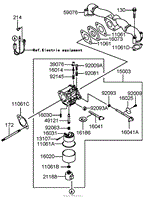 CARBURETOR ASSEMBLY KAWASAKI FH580V-AS14