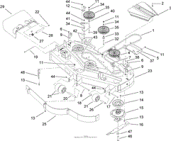 DECK ASSEMBLY NO. 107-1694