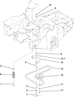 PUMP IDLER AND BELT ASSEMBLY