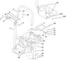 ROLL-OVER-PROTECTION-SYSTEM ASSEMBLY NO. 107-8093