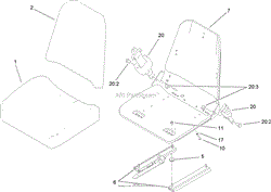 SEAT ASSEMBLY NO. 110-0443