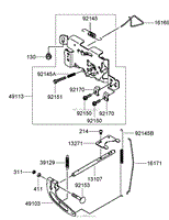 CONTROL EQUIPMENT ASSEMBLY KAWASAKI FH641V-DS19-R