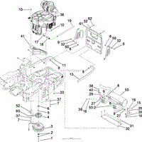 ENGINE, CLUTCH AND MUFFLER ASSEMBLY