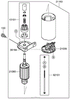 STARTER ASSEMBLY KAWASAKI FH641V-DS19-R